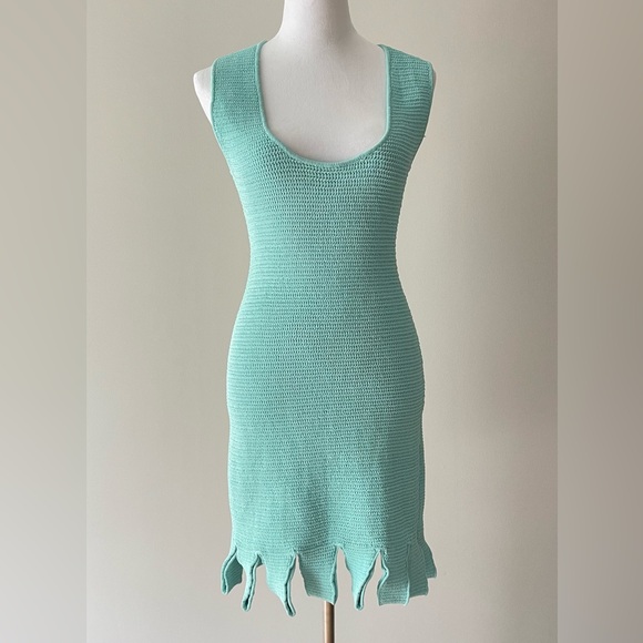Bottega Veneta Racked Knitted Dress size M NEW $1900 - Picture 1 of 16
